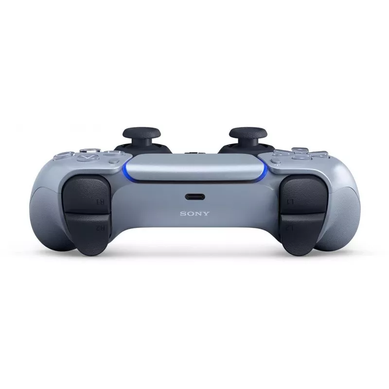 Wireless gamepad Sony DualSense for PlayStation 5 — built-in Li-Ion battery, gyro, haptic vibration, speaker, 3.5 mm jack, silver