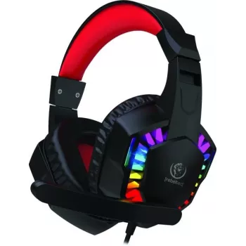 Rebeltec stereo headphones with microphone SHARK — wired on-ear design