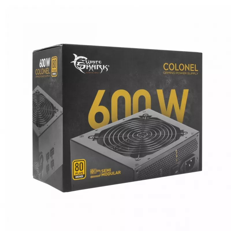 Power Supply Unit White Shark Colonel 600 W