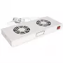 Cooling fan ROLINE 19-inch roof fan unit 2 fans Thermostat grey