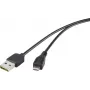 USB cable Renkforce Duplex 2.0 Micro-USB Type B 5V 0.5 m