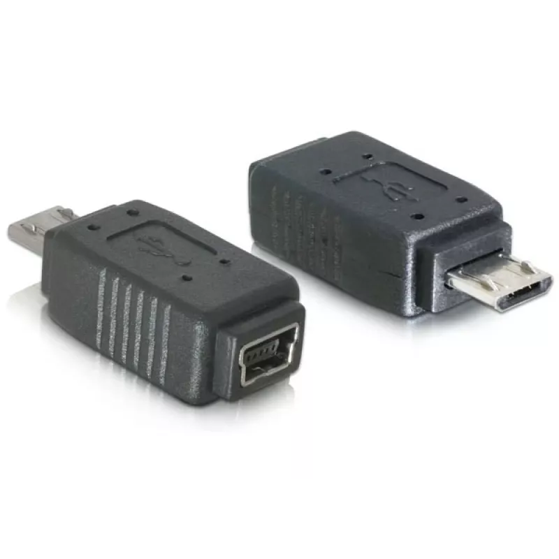 Adapter USB micro-B male to mini USB 5-pin DeLOCK 65063
