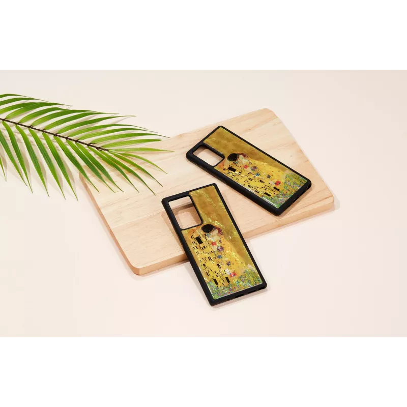 Protective case iKins for Samsung Galaxy Note 20 — black kiss design