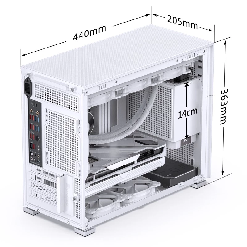PC Case Jonsbo D31 STD Midi Tower White