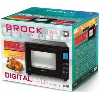 Toaster oven Brock Electronics TO 3301 DB ? compact countertop electric oven