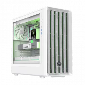 Gamemax Case | CLAW 460 WH | White | Mid-Tower | Power supply included No