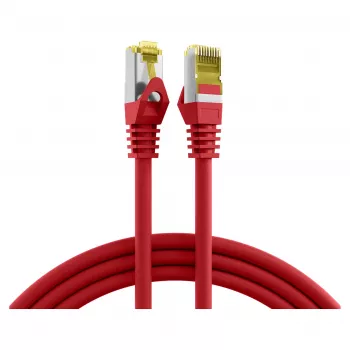 EFB-Elektronik RJ45 Patch Cable Cat.6A S/FTP LSZHCat.7 Raw Cable Red 0,15m Manufacturer: EFB Elektronik (MK7001.0,15R)