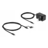 DeLOCK 64326 interface hub USB 3.2 Gen 2 (3.1 Gen 2) Type-C 10000 Mbit/s Black