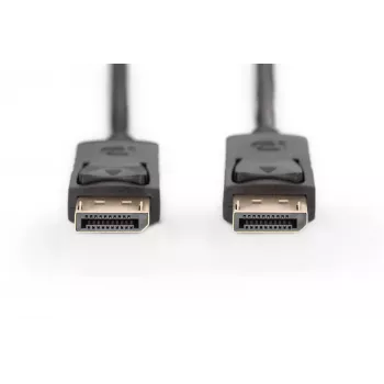 Connection Cable DisplayPort with snaps 1080p 60Hz FHD Type DP / DP M / M black 3m