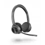 Headset HP POLY Voyager 4320 Microsoft Teams Certified, Wired & Bluetooth, USB-A + BT700 dongle, Circumaural, 1.5 m cable, 162 g, Black