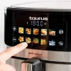 Air fryer Taurus Air Fry 7S 1600W 6.5L, stainless steel, 8 programs, 80–200°C, touch control