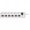 Brennenstuhl 1153110126 Extension Cable 2 m 6 AC-Outputs Indoor White (1153110126)