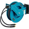 Open Hose Reel 9040OS-10, 20 Meter, Compressed Air Hose Blue, 2 Meter Connection Hose