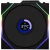 Lian Li UNI FAN TL Wireless LCD ARGB 120mm Reverse Blade - Black