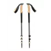Trekking poles Black Diamond Trail Cork, adjustable 100–140 cm, aluminium, cork/EVA handle, 3-segment, green/beige