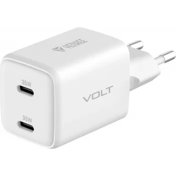 Wall USB-C Charger YENKEE G35D 2x18W Power Delivery 3.0 3A