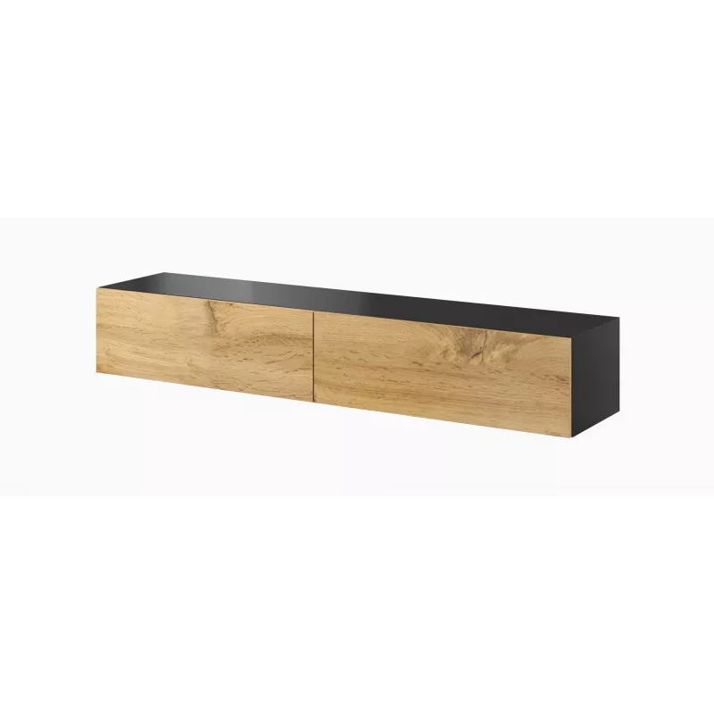 Cama living room cabinet set VIGO 1 black/wotan oak
