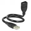 USB Cable DeLOCK 35cm USB 2.0 83498 Black