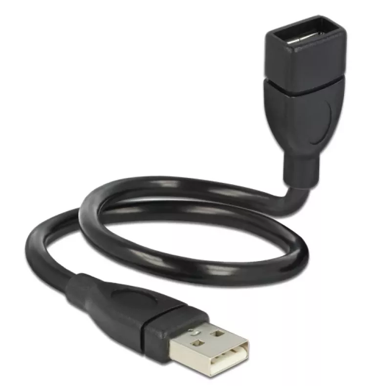 USB Cable DeLOCK 35cm USB 2.0 83498 Black