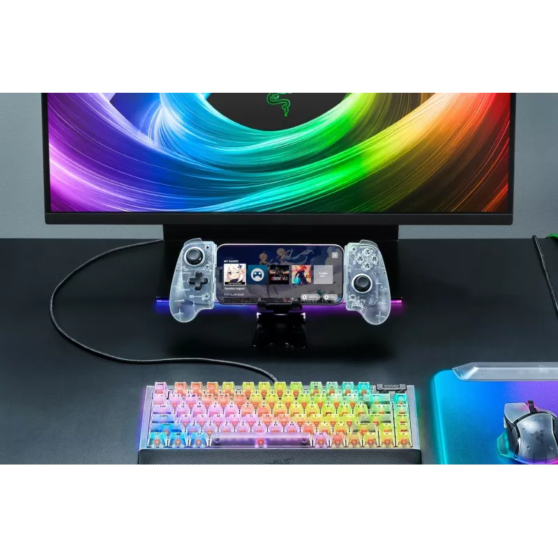 Razer Kishi V3 - Phantom White Ed. USB Gamepad Analogue Android, iOS