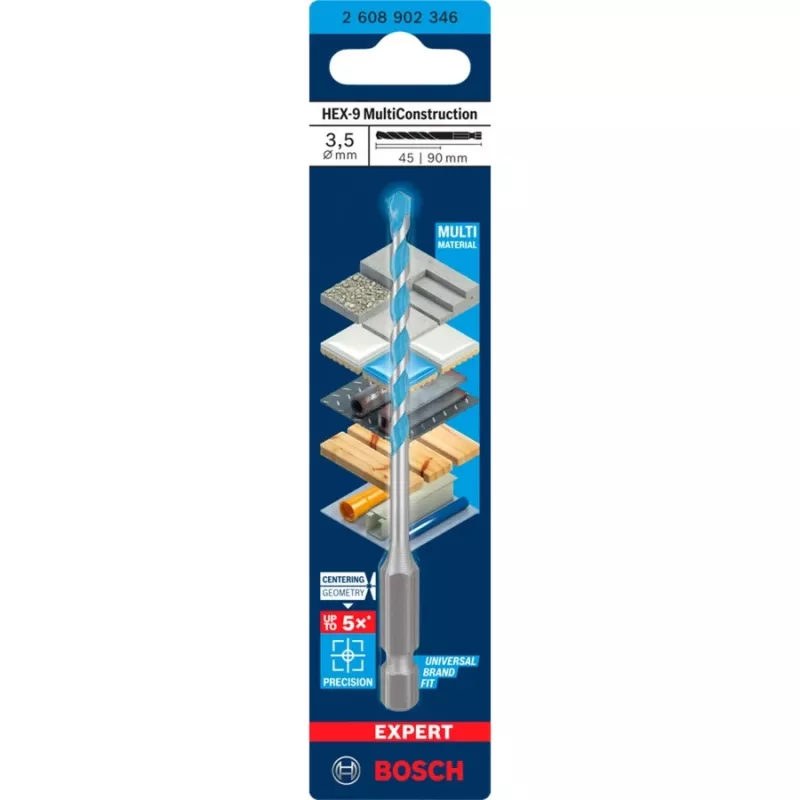 Expert HEX-9 Multi Construction concrete drill bit O 3.5 mm 1 pc (2608902346)