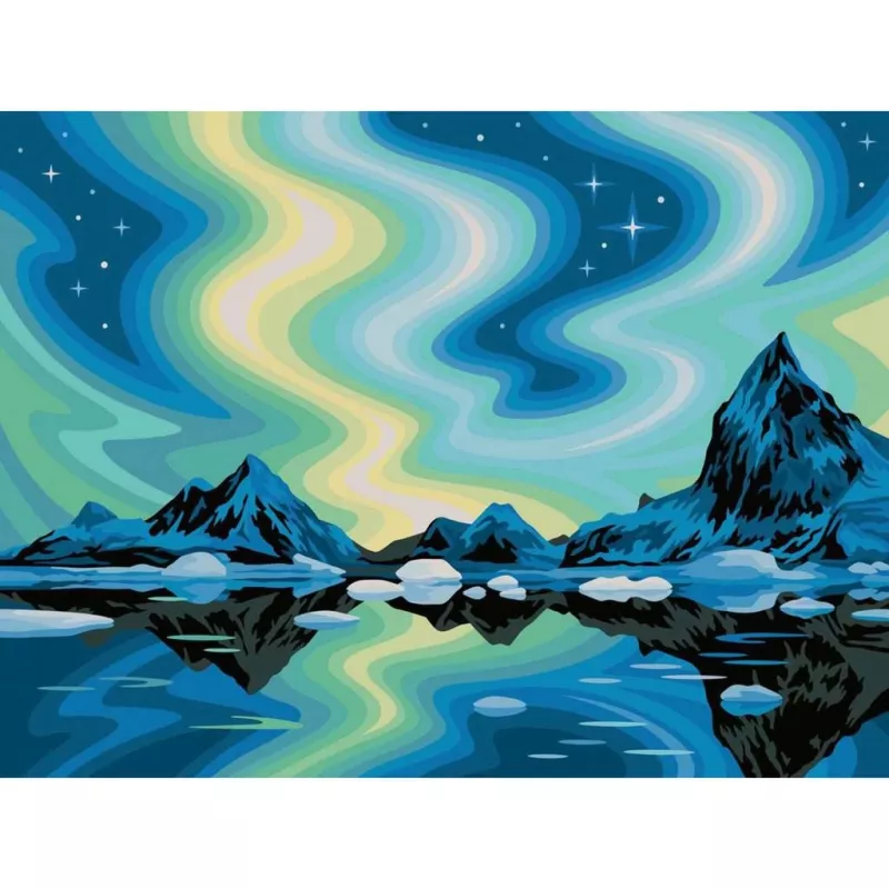 Ravensburger CreArt Canvas Edition painting kit Northern Lights by Ravensburger (MPN 23907)