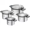 ZWILLING SIMPLIFY 66870-004-0 Pots set Stainless steel 4 pcs. Silver Black