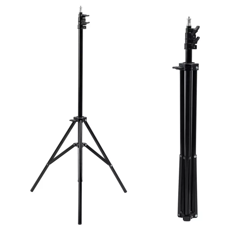 Tripod MACLEAN MC-163 lightweight adjustable-height tripod for cameras and smartphones, compact foldable design