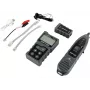 UTP/STP cable tester A-LAN NI057 with PoE detection, cable length measurement, RJ-45 support, LCD and LED indicators