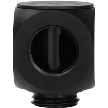 Thermal Grizzly DeltaMate Rotary 90° – water-cooling fitting, Black, 1 pcs. (TG-DM-FIT-0003)