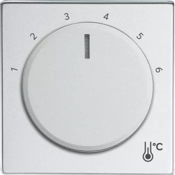 Busch-Jaeger 1794 R-83 Cover Plate for Sensor Holder & -Socket Aluminium - Silver (2CKA001710A4200)