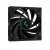 Air cooler DeepCool AK400 ZERO DARK PLUS — 120 mm FDB fan, 4 heat pipes 6 mm, for LGA 1700/AM4/AM5, height 155 mm, black