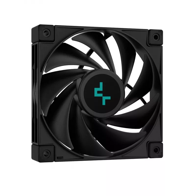 Air cooler DeepCool AK400 ZERO DARK PLUS — 120 mm FDB fan, 4 heat pipes 6 mm, for LGA 1700/AM4/AM5, height 155 mm, black