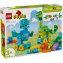 Construction toy LEGO DUPLO 10451 Dinosaurs on Wheels 3-in-1 set, 108 pieces, age 3+, height 220 mm