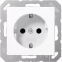Socket outlet Jung A 520 WW, CEE 7/3, 250 V, 16 A, white, duroplast