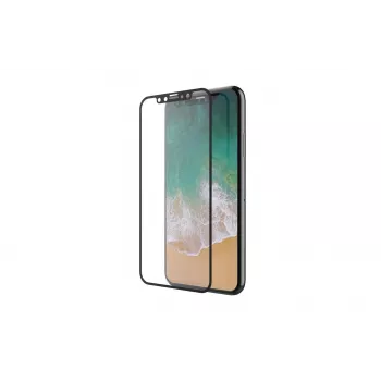 Tempered glass screen protector Devia for iPhone XS Max 6.5 inch black — pack of 10