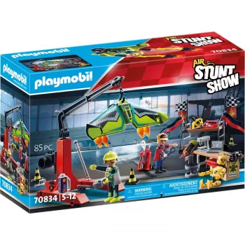 70834 Air Stuntshow Servicestation, Construction Toy