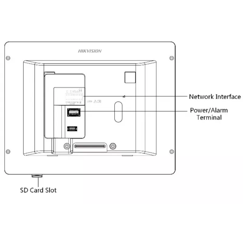 Hikvision DS-KH6320-WTE1-W video door entry system 17.8 cm (7) White