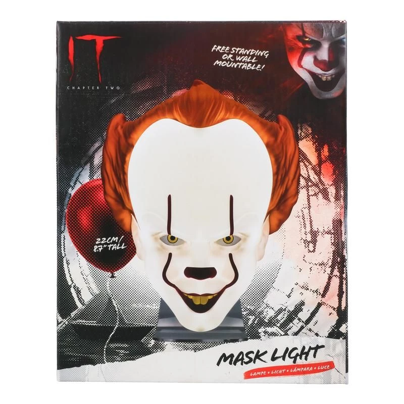 Table lamp Paladone Mask Light PP11207ITV2 Pennywise LED, themed mask-shaped light