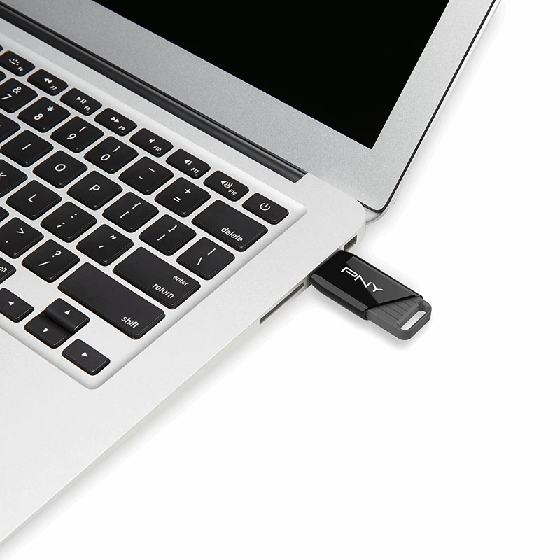 PNY Attaché X, 32 GB, USB Type-A, 3.2 Gen 1 (3.1 Gen 1), 130 MB/s, Dia, Black