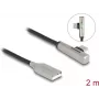 DeLOCK USB 2.0 Cable Type-A male to Type-C male angled 60W 2m