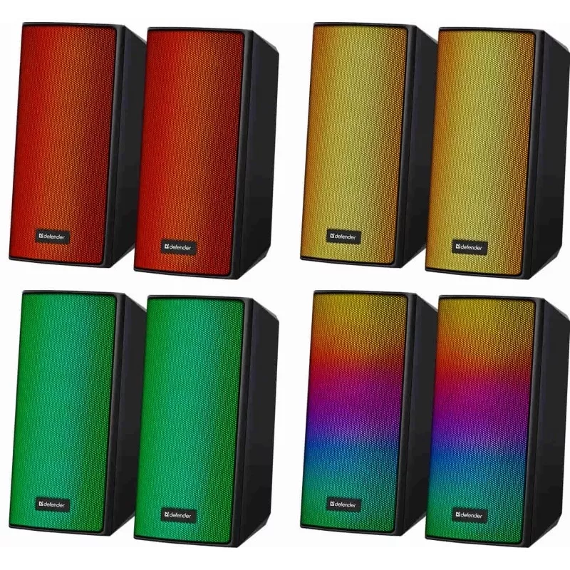 PC SPEAKERS SPITFIRE 2. 0 6W LED USB