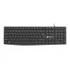 Wired Full-size Keyboard NATEC NAUTILUS NKL-1950 — USB, QWERTY US International, 105 keys, Black