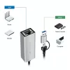 USB-A/-C to 2,5G Ethernet adapter, gray