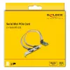DeLOCK Mini PCIe Card full size to 2 x Serial RS-232 D-Sub 9 pin