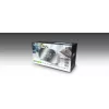 Clock radio Muse M-170CMR — digital clock radio, 1.2 inch LED display, FM, AC 230V, AAA backup, mirror/white
