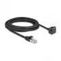 Networking Cable DeLOCK 81099 RJ-45 Cat6 3m Black