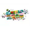 LEGO Classic Creative Vehicles Colourful Model Cars Kit Featuring a Police Car Toy & 11023 Classic Green Baseplate Square 32x32 Stud Building Grass