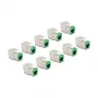 DeLOCK 88116 keystone module Flat Green RJ-45 10 pcs