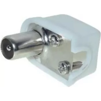 Coaxial Angle Connector ShiverPeaks 82020-K — small screw connection, right-angle coax adapter